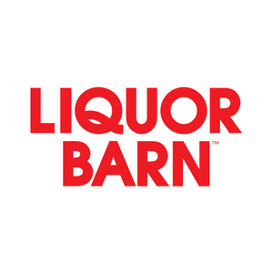 Red 'LIQUOR BARN' logo on a white background