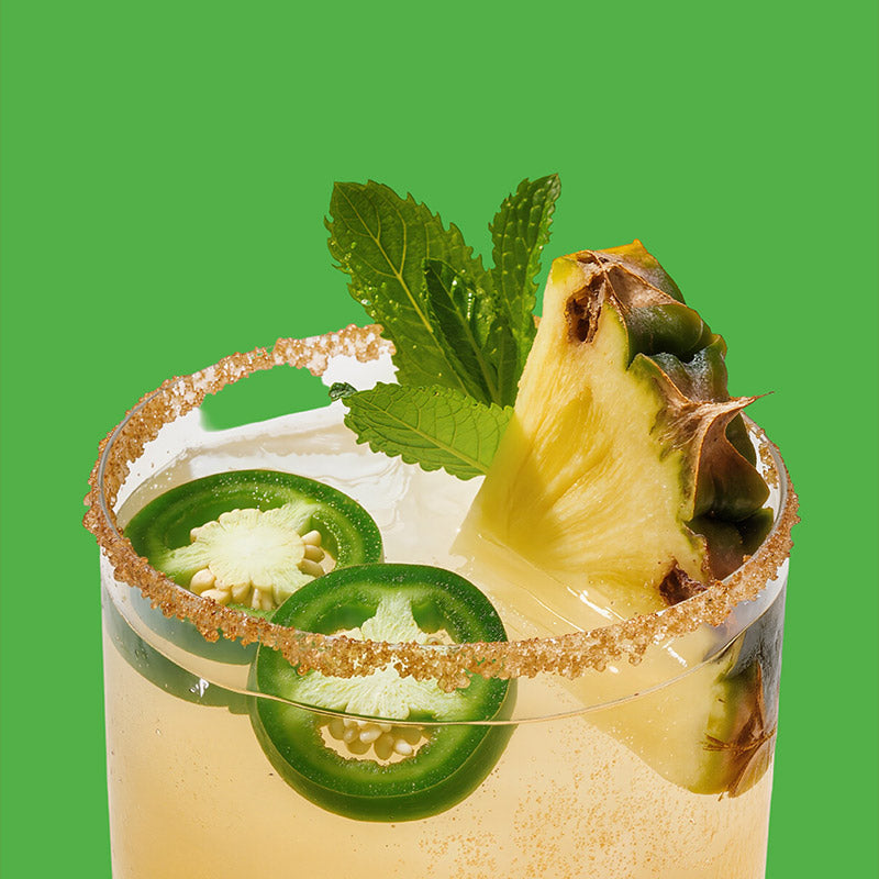 Cocktail of ClapBack grape flavored wines spicy edition Jalapeno Hoe