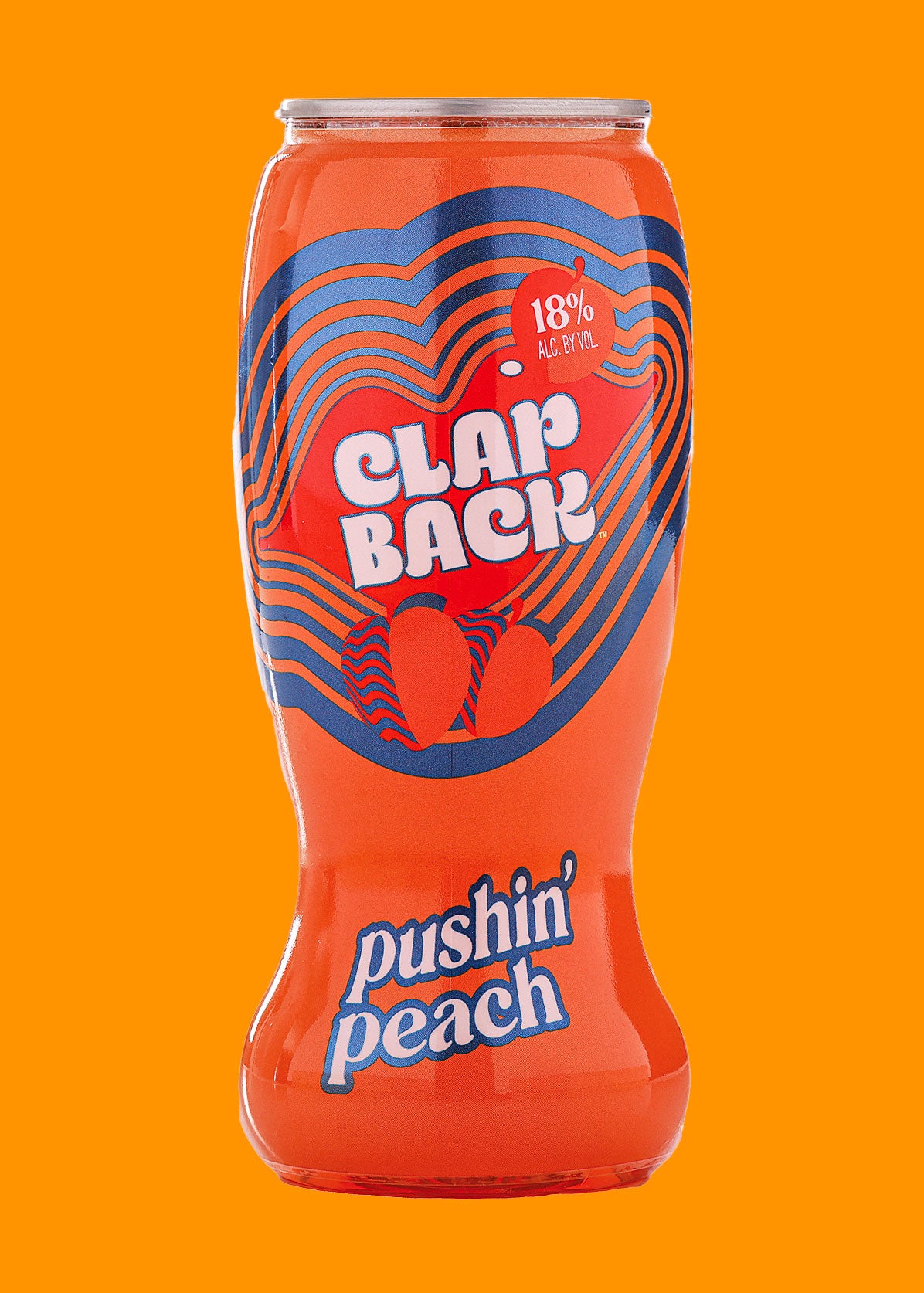 ClapBack Wines pushin' peach Cans