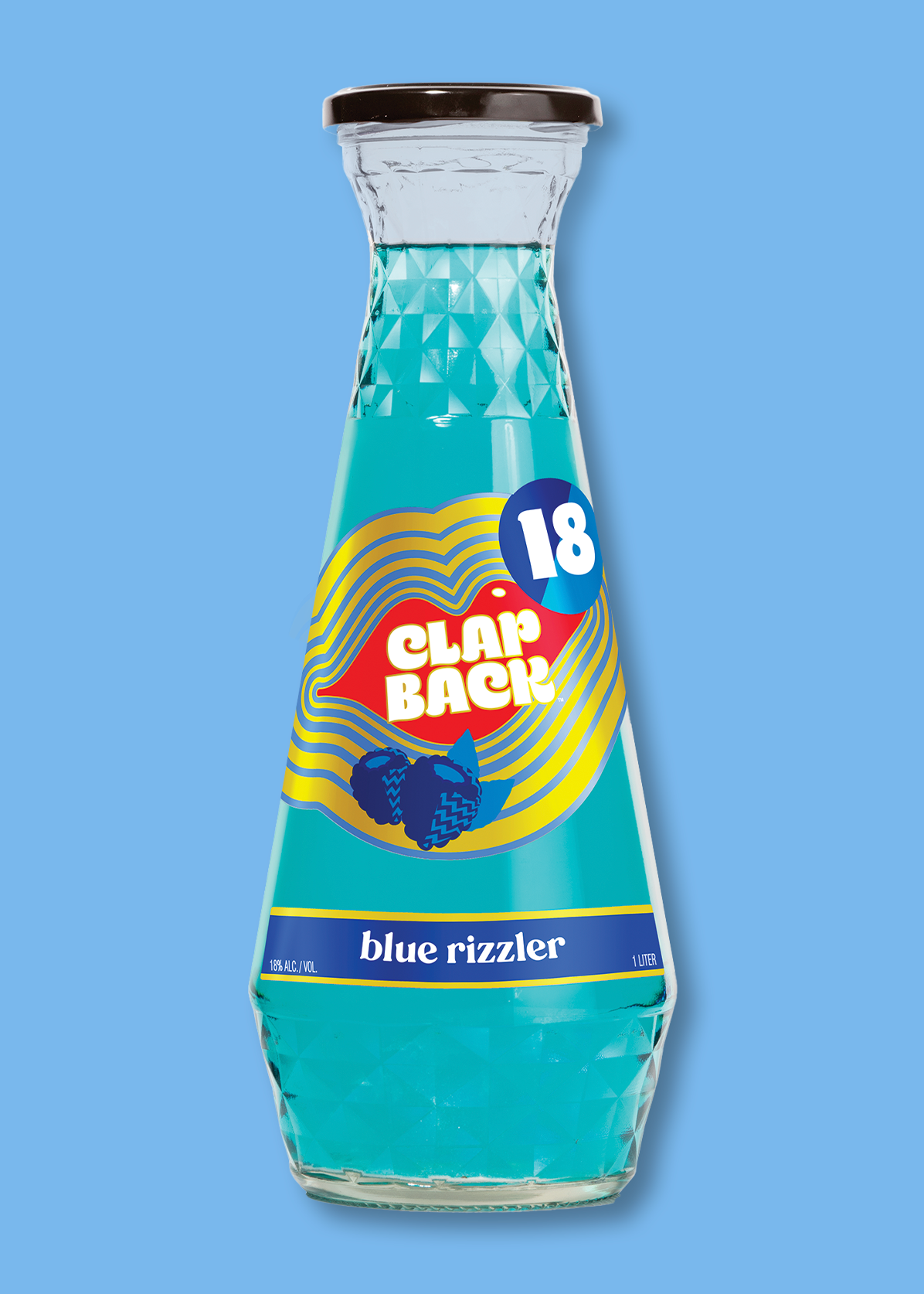 Clapback Blue Rizzler grape wine drink