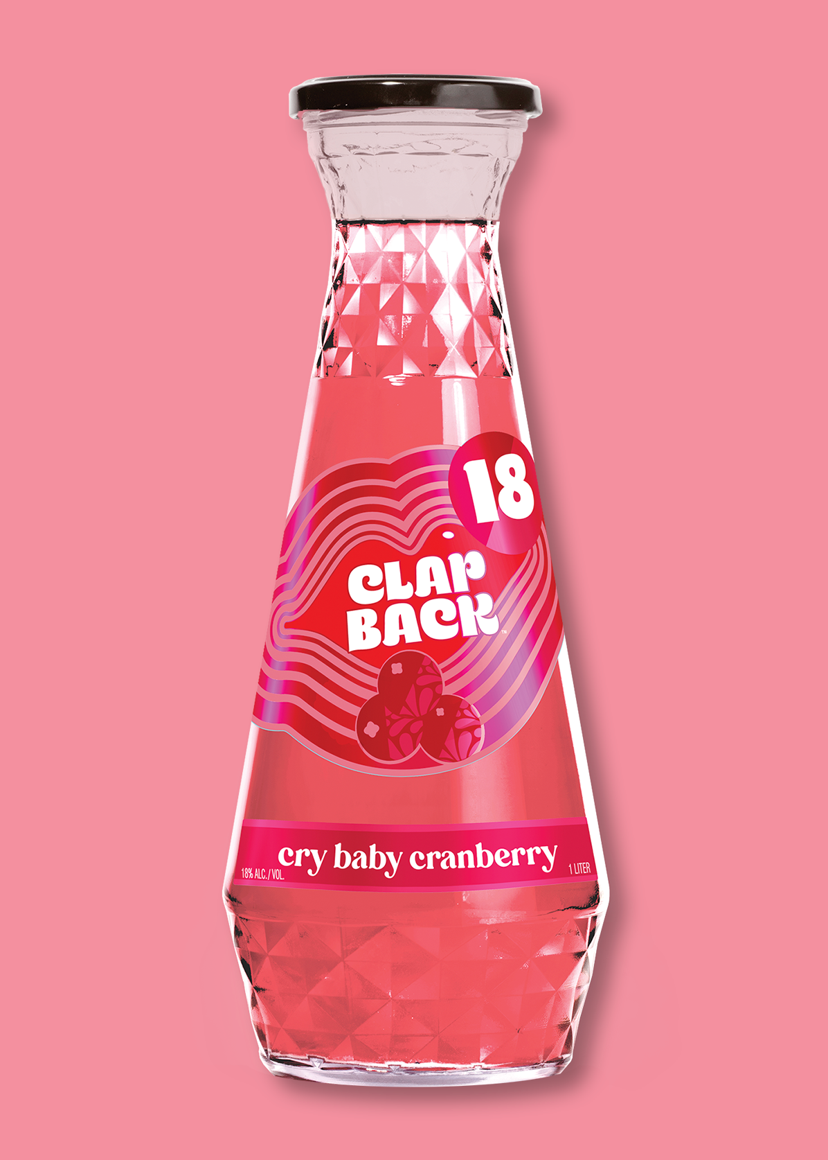 Clapback Cry Baby Cranberry grape wine drink