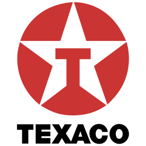 Texaco logo with a red star and white 'T' on a white background